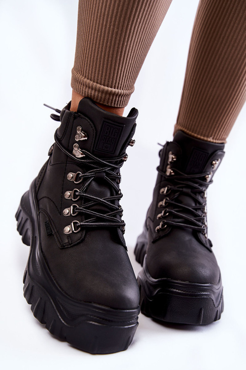 Чоботи жіночі Memory Foam Big Star KK274368 Чорні