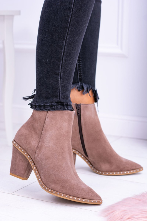 Жіночі шкіряні чоботи Sonoma бежеві