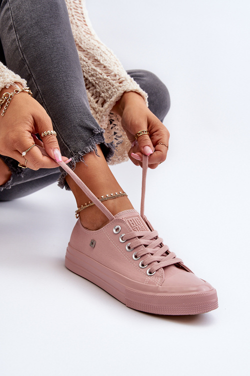 Класичні жіночі кросівки Big Star NN274291 Рожеві