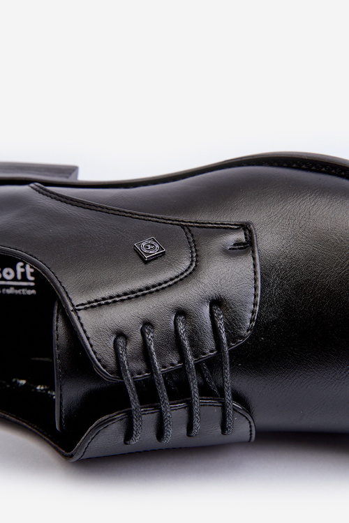 Чоловічі елегантні чорні лофери Jenavee