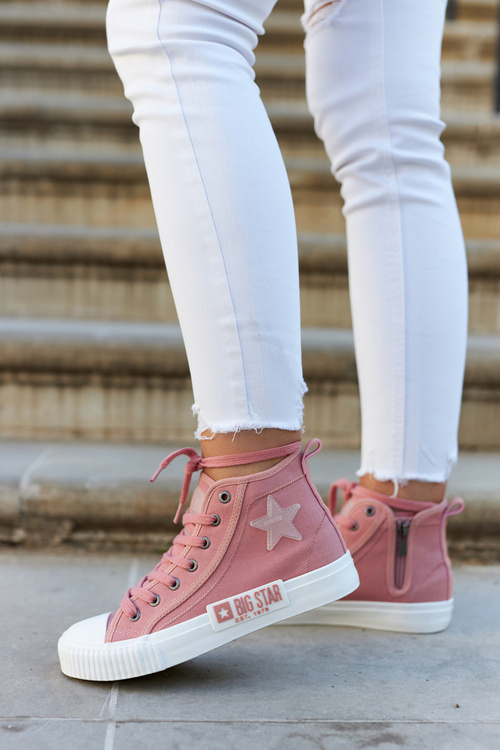 Класичні високі кросівки Big Star JJ274382 Рожеві
