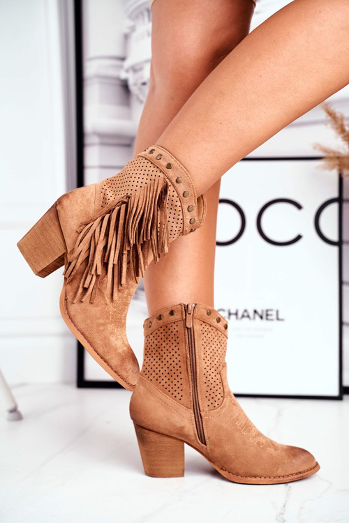 Жіночі ковбойські черевики кольору хакі Michelle