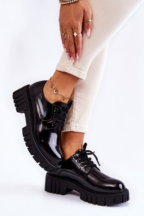 Модні лаковані туфлі La.Fi 210013B-NL Чорні