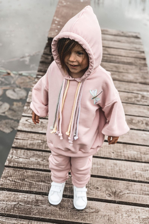 Дитячі кросівки на липучці White-Rose Gold Cute Girl