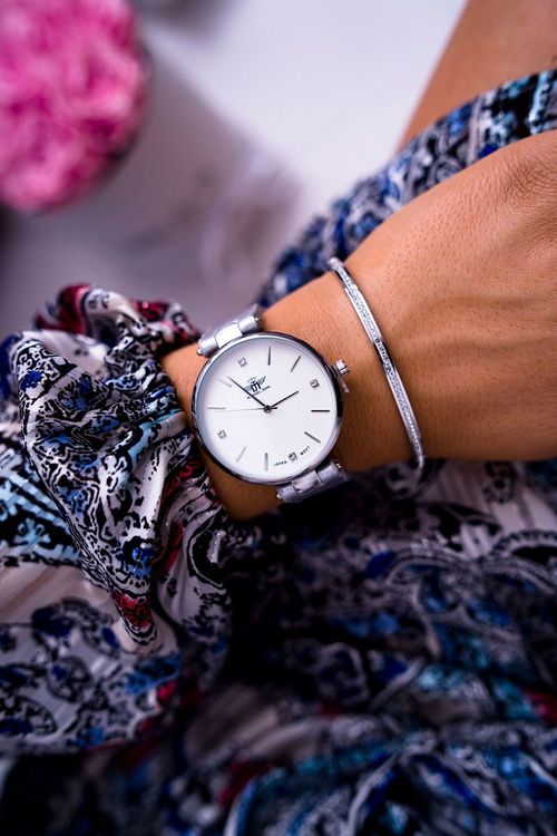 Жіночий годинник Michael John Silver Narsen