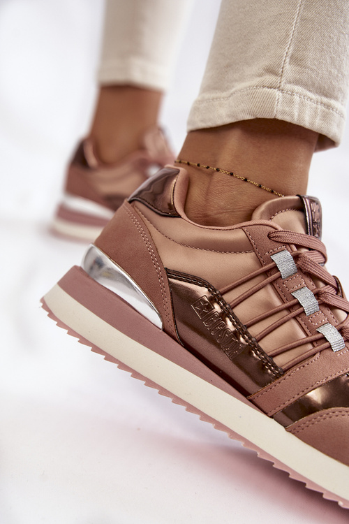 Жіноче модне спортивне взуття Big Star KK274111 Рожевий