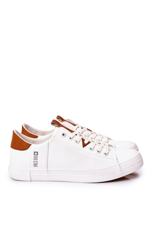 Чоловічі шкіряні кросівки Big Star GG174025 Білі