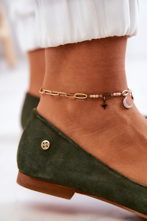 Жіночі замшеві балетки Maciejka 04100-45 Хакі