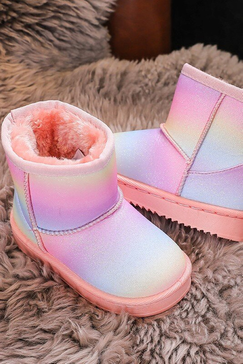 Дитячі снігові чобітки різнокольорові Gooby