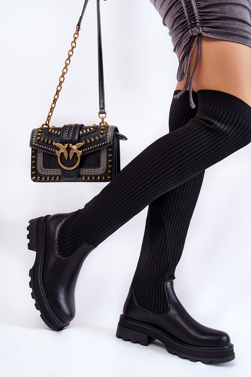 Жіночі шкарпетки Чорні Glorie