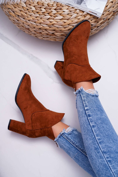 Жіночі чоботи на підборах Sergio Leone Camel BT525