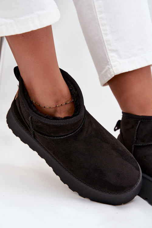 Жіночі зимові чоботи на платформі Чорні Celyra