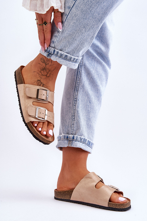 Жіночі сліпони бежеві Destino