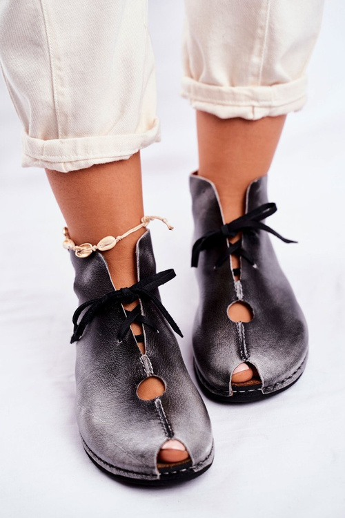 Жіночі броги Maciejka Grey 03426-03