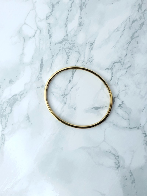 Жіночий сталевий браслет із цирконієвим золотом Кімі