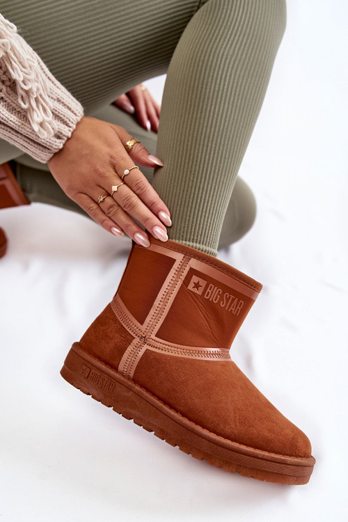 Жіночі зимові черевики Big Star KK274612 Коричневий