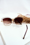 Жіночі сонцезахисні окуляри Prius PRE-31 Gold Brown Gradient