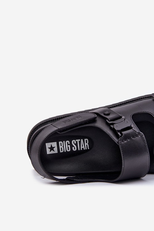 Чоловічі Шкіряні Сандалі Big Star RR174086 Чорні