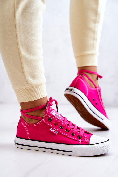 Жіночі низькі кросівки Big Star JJ274A005 Фуксія