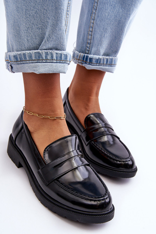 Жіночі класичні мокасини Faradays чорного кольору