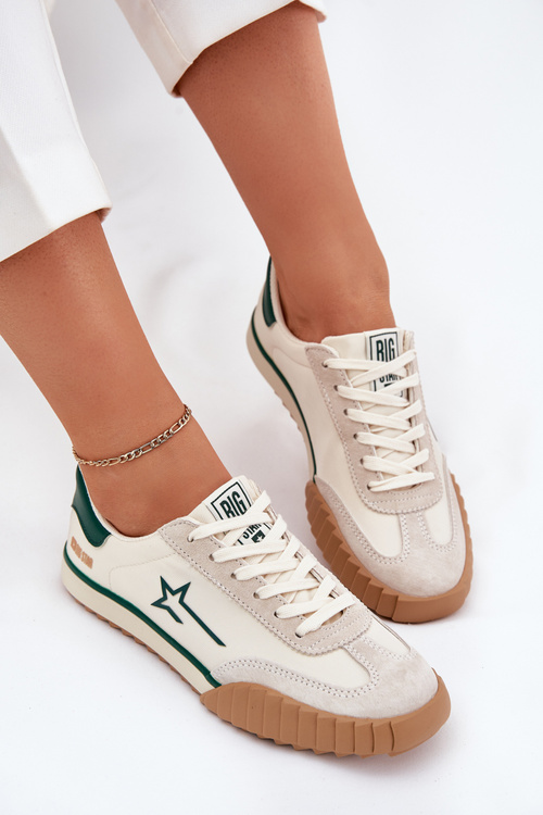 Низькі Жіночі Кросівки Big Star NN274867 Бежеві