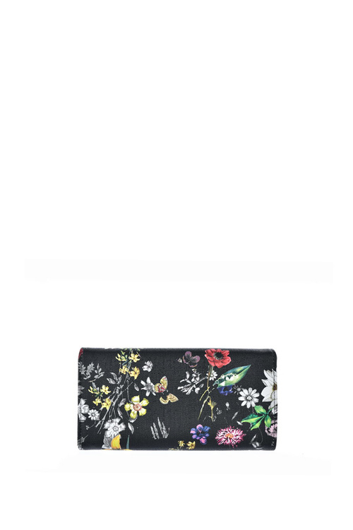 Жіночий великий гаманець Flowers Big Star JJ674015 чорний