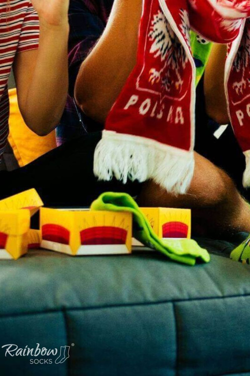 Шкарпетки Rainbow Шкарпетки для футбольних уболівальників 1 пара