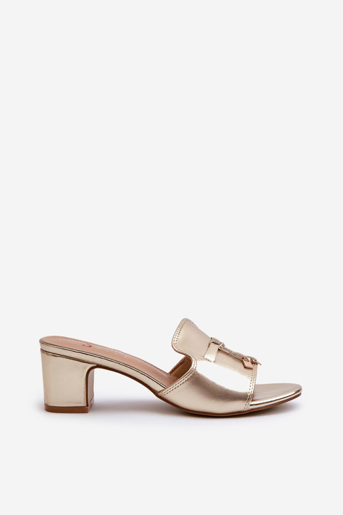 Жіночі бежеві босоніжки на підборах Bralya