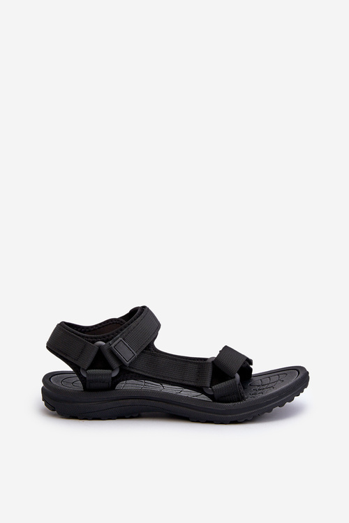 Легкі жіночі чорні спортивні босоніжки Lumeria