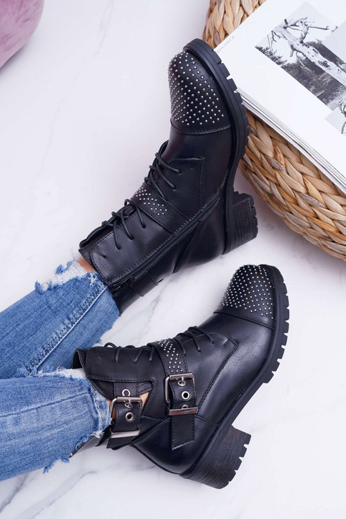 Жіночі робочі черевики чорні Aveley