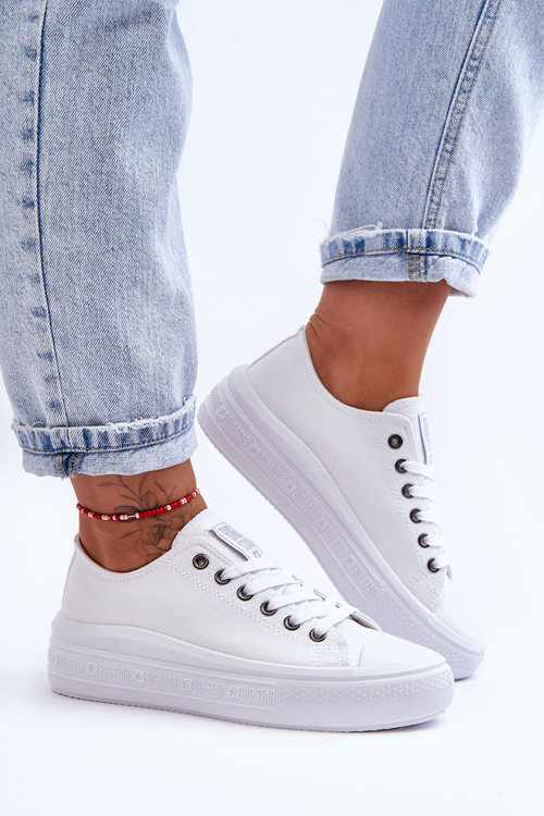 Жіночі кросівки на платформі Big Star LL274A177 Білі