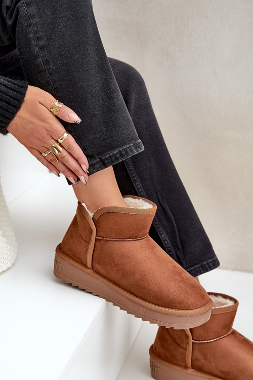 Жіночі Чоботи На Платформі D.Franklin DFSH370010 Коричневі