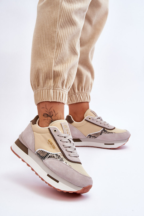 Модні кросівки Memory Foam System Big Star LL274364 Beige