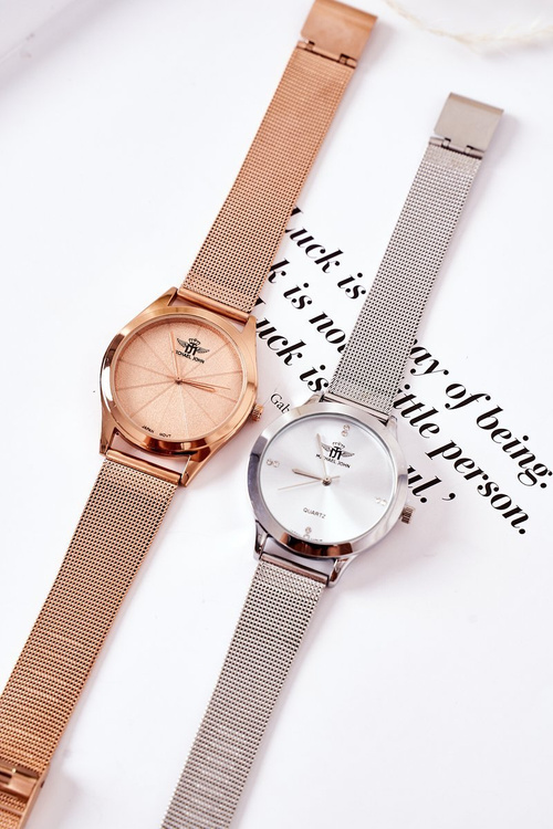 Дивитися на сітчастому браслеті Michael John Rose Gold