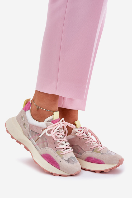 Замшеве Спортивне Взуття Кросівки Жіночі 66725 Багатокольорові Vinceza