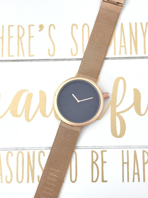 Жіночий годинник Michael John Auri Pink Gold