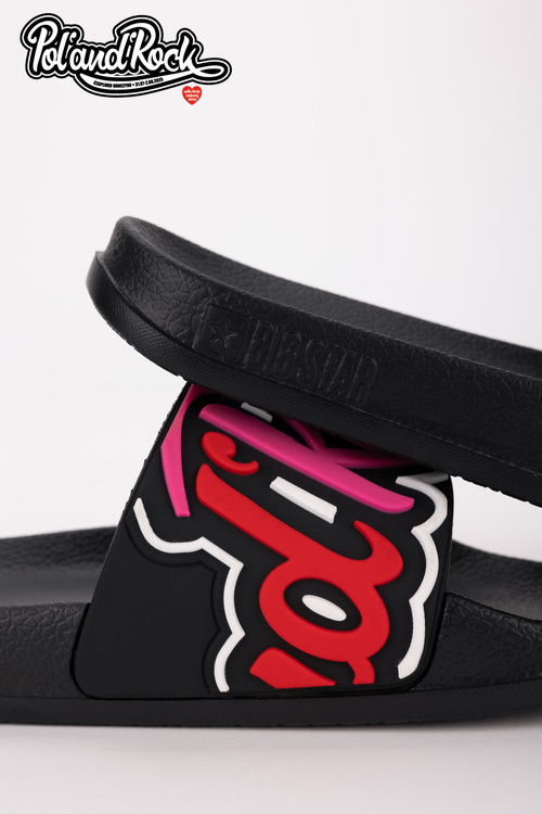 Тапочки Pol'and'Rock Festival X Big Star SS174508 Чорні