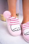 Жіночі тапочки домашні ніжно-рожеві Mashimaro