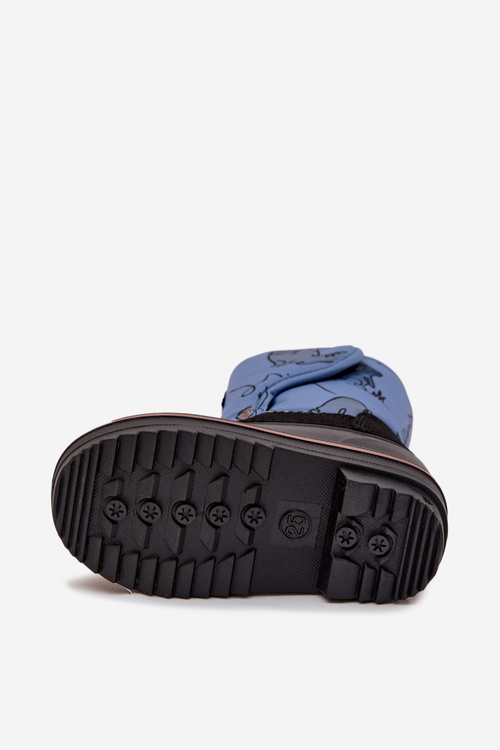 Дитячі зимові черевики на липучці Lee Cooper LCJ-25-10-3774 Сині