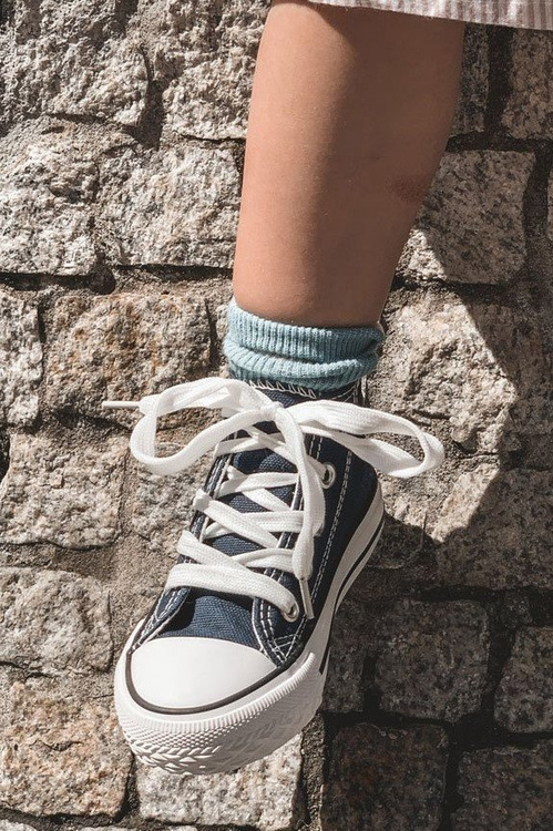 Дитячі високі кросівки темно-сині Filemon