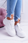 Спортивні жіночі білі черевики Faqundo