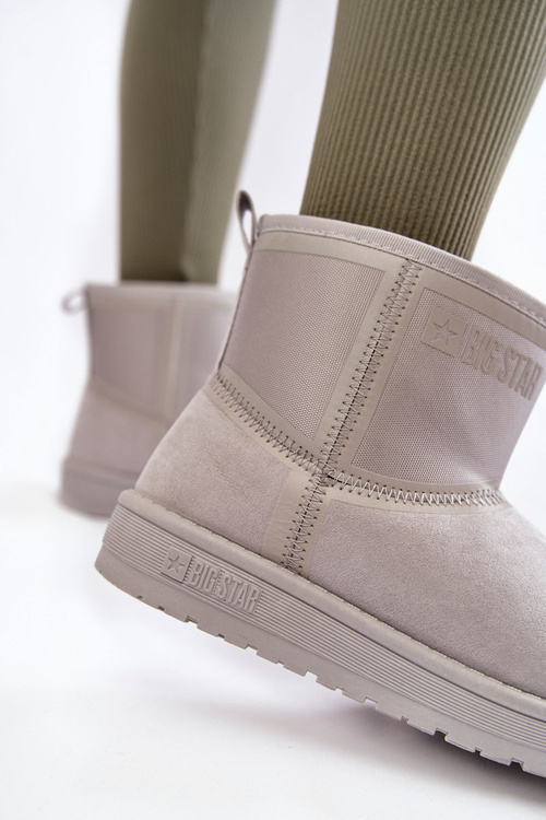 Жіночі зимові черевики Big Star KK274613 сірі