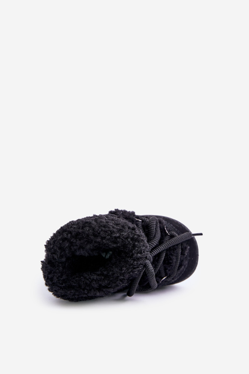 Теплі дитячі сноуборди на шнурівці Black Asija