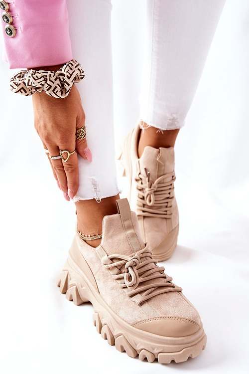 Жіноче спортивне взуття Кросівки Beige Miles