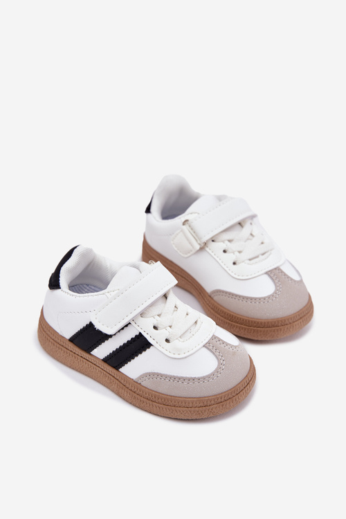 Спортивне Взуття Кросівки Дитячі На Липучках Білі Adelina