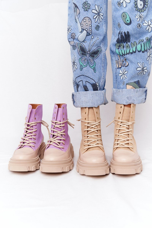 Жіночі замшеві черевики Lewski Shoes 3007-0 Sand