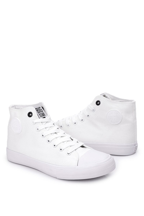 Чоловічі класичні високі кросівки BIG STAR FF174551 Білі