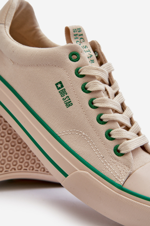 Чоловічі низькі кросівки Big Star NN174006 Бежеві