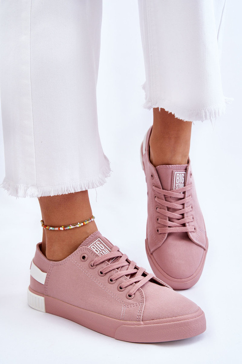 Жіночі низькі кросівки Big Star LL274040 Рожеві