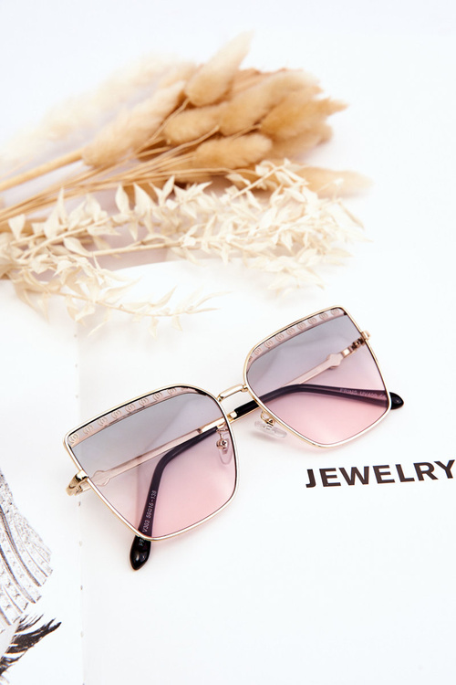 Великі сонцезахисні окуляри Prius V303 Gradient Green-Pink